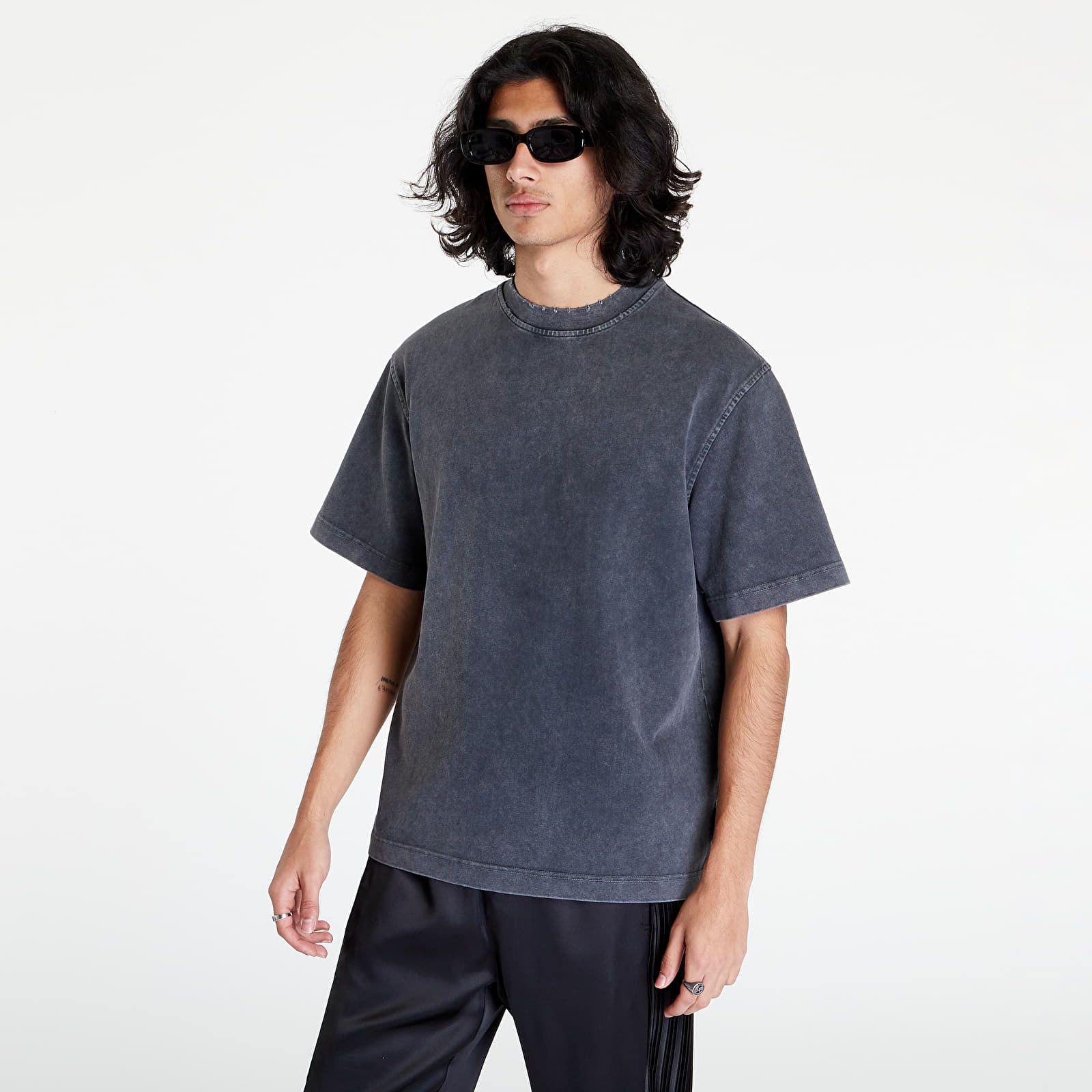 Trička Han Kjøbenhavn Distressed Tee Short Sleeve Distressed Dark Grey