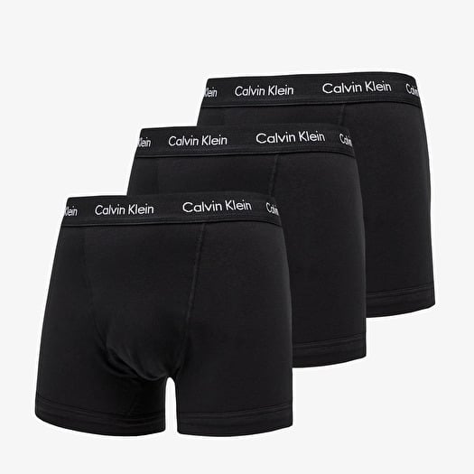Boxerky Calvin Klein Trunks 3-Pack Black