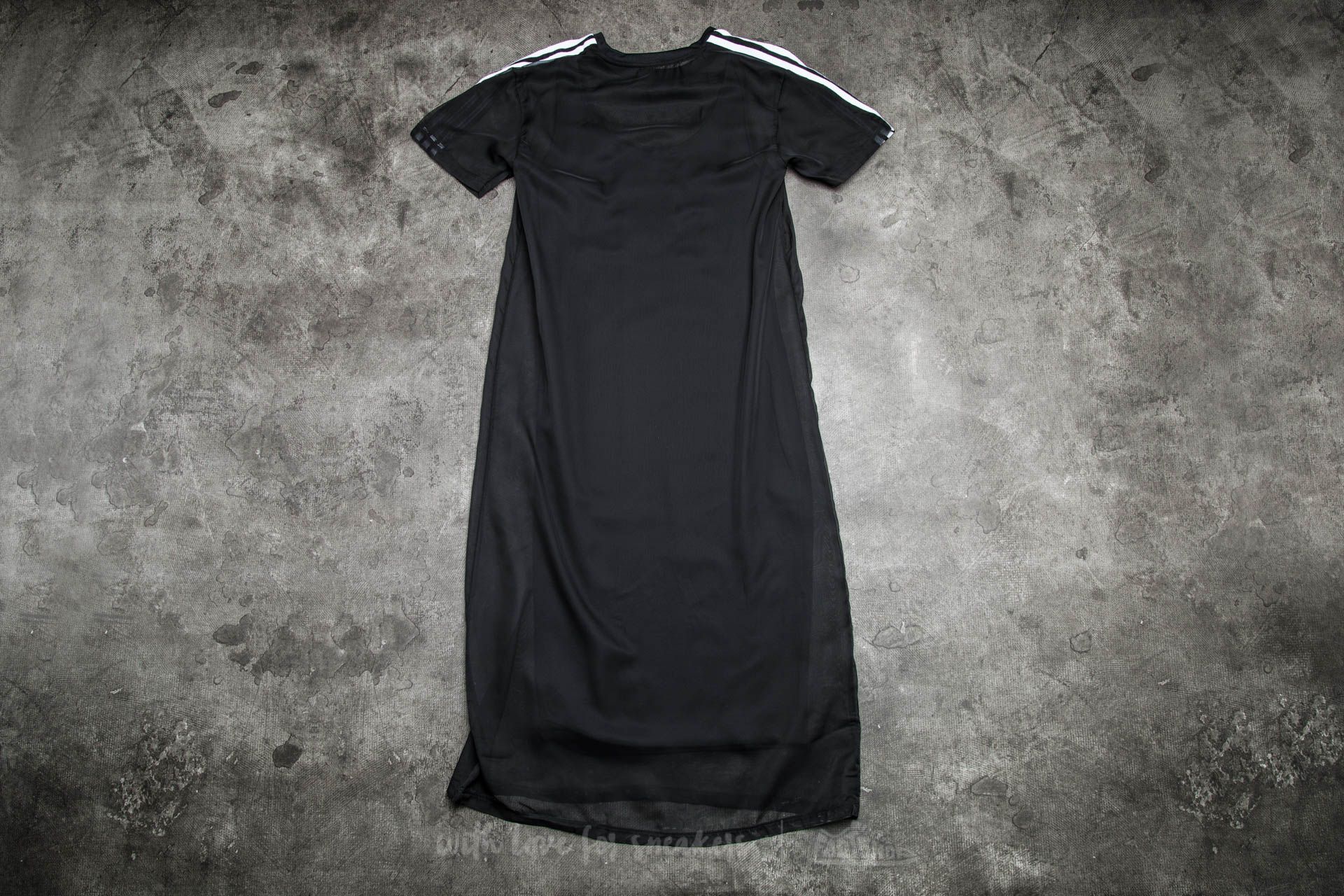 Vestidos adidas 3 Stripes Layer Dress Black