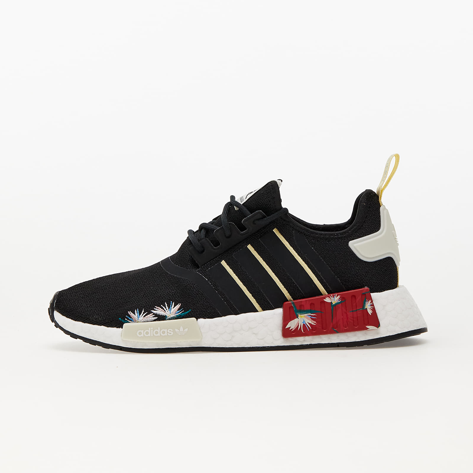 Women s shoes adidas x Thebe Magugu NMD R1 W Core Black Aluminium Yellow Power Red Footshop