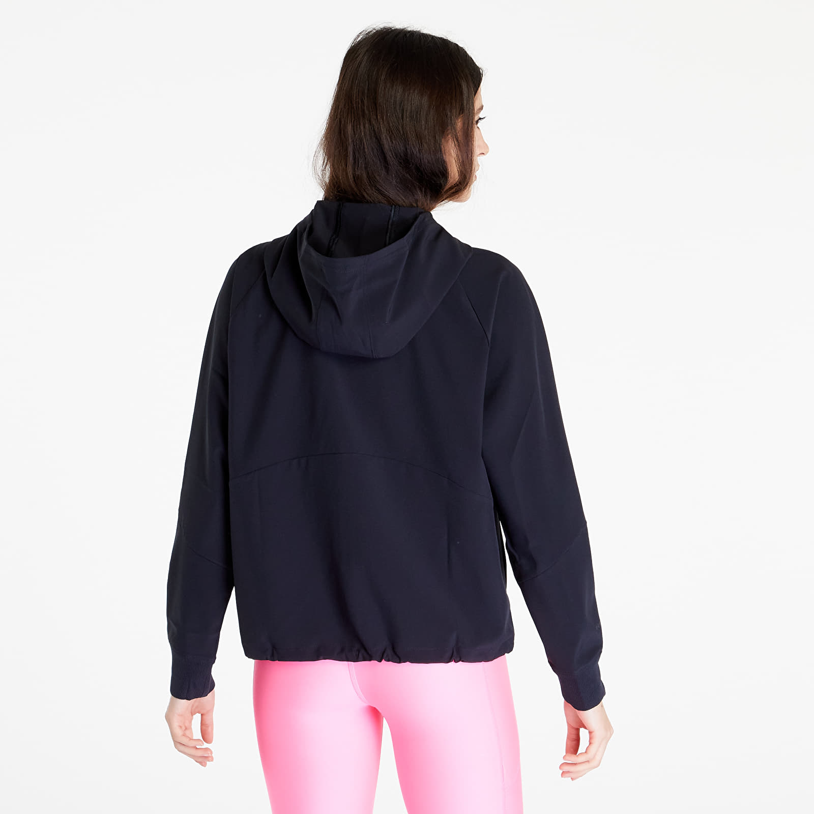 Giacche Under Armour Woven FZ Jacket Black/ Black/ White