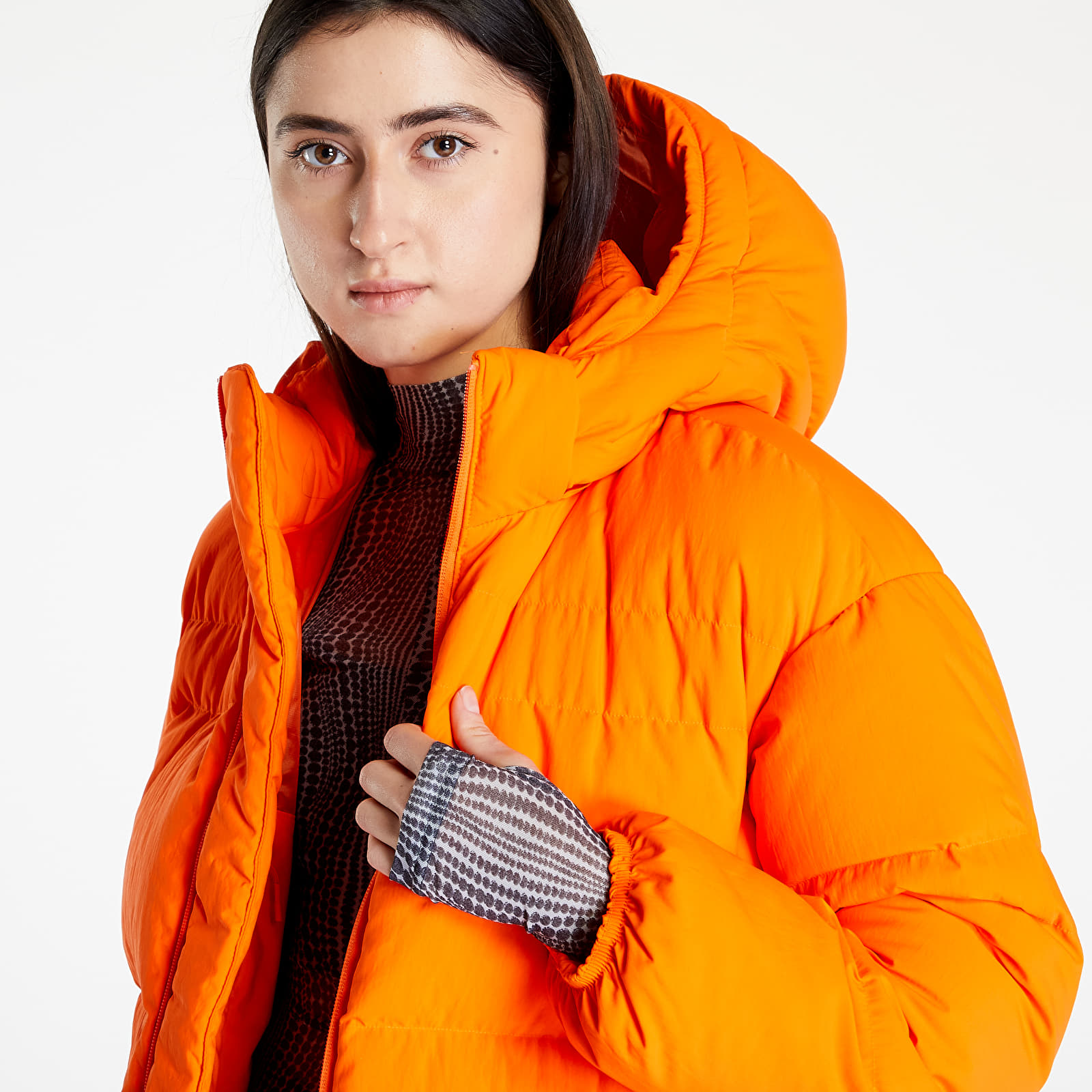 Jacken Y-3 W Classic Puffy Jacket Orange
