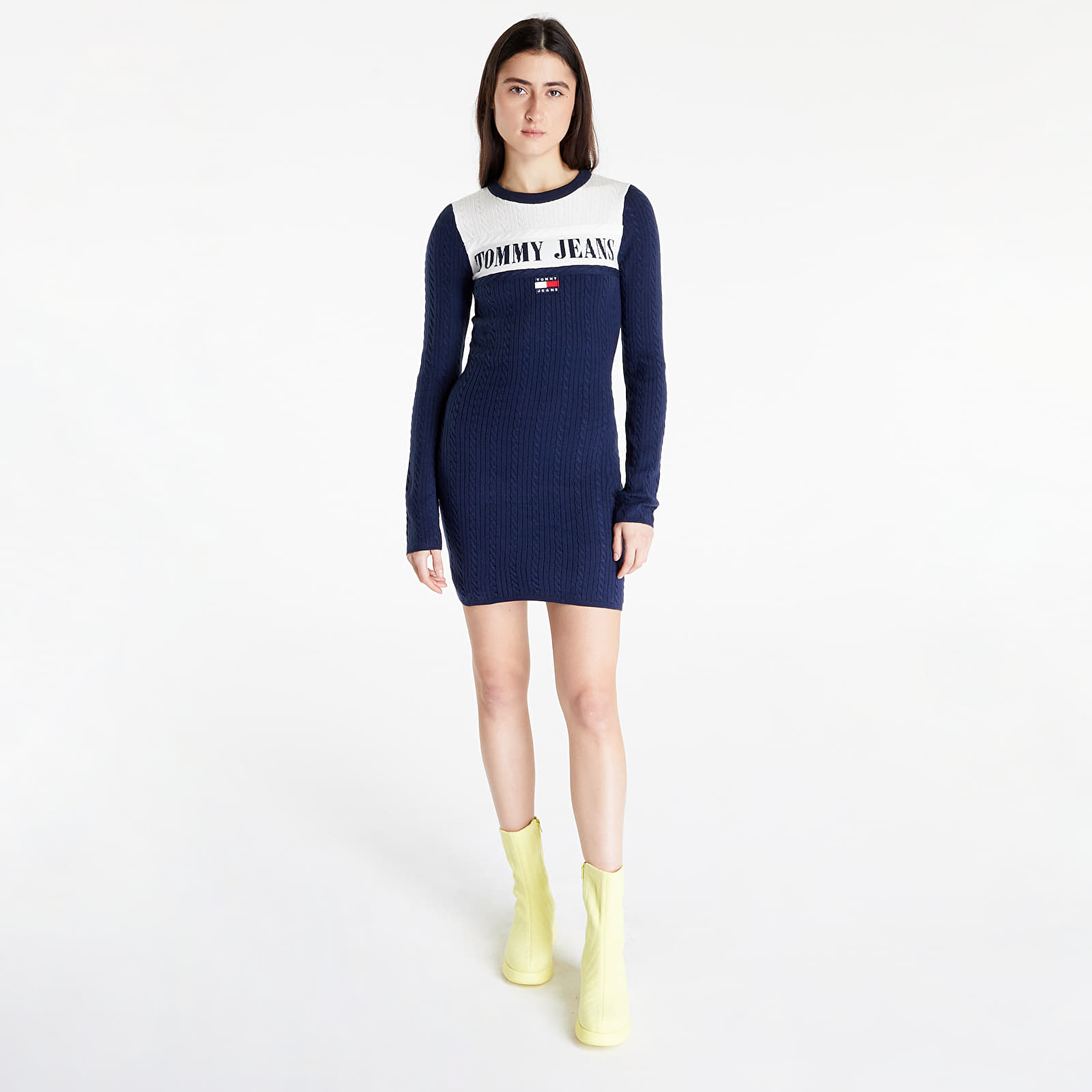 TOMMY JEANS Archive 1 Sweater Dress Twilight Navy
