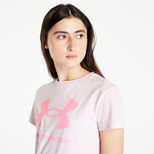 T-shirts Under Armour SPORTSTYLE LOGO SS Prime Pink/ Pink Punk