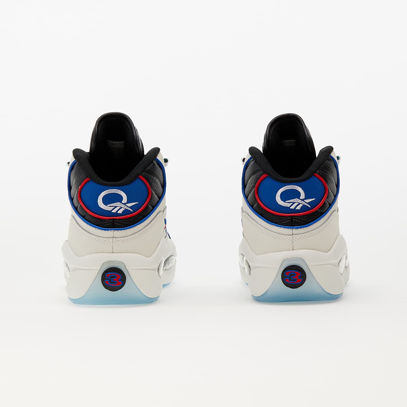 Férfi cipők Reebok Question Mid Chalk/ Core Black/ Vector Blue