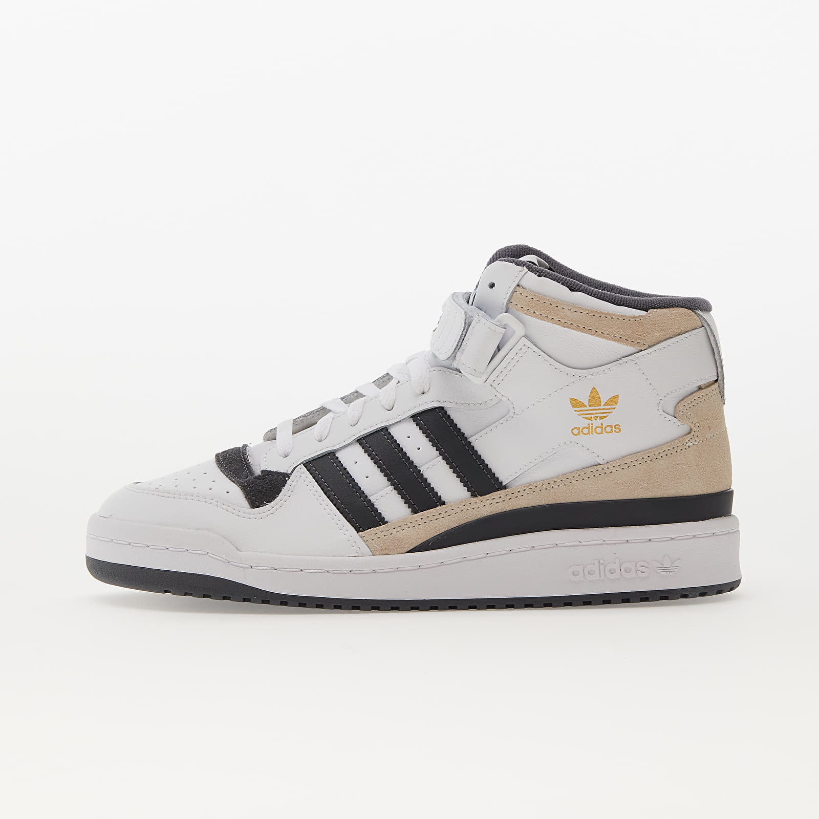 Men's shoes adidas Forum Mid Ftw White/ Grey Five/ Gold Metalic