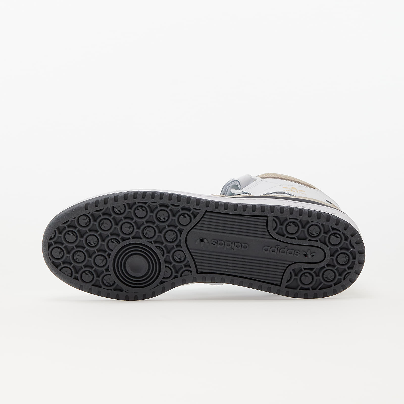 Pánske tenisky a topánky adidas Forum Mid Ftw White/ Grey Five/ Gold Metalic