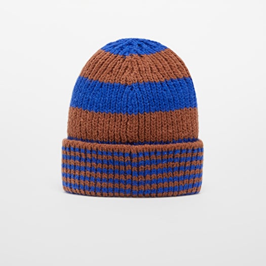 Hats St ssy Striped Big Basic Beanie Royal Footshop