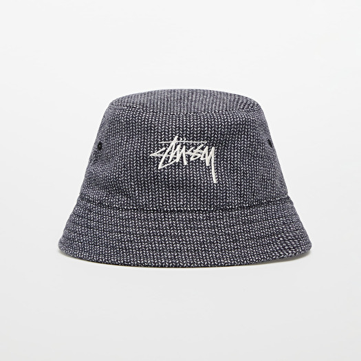 Bucket hat stussy black on sale