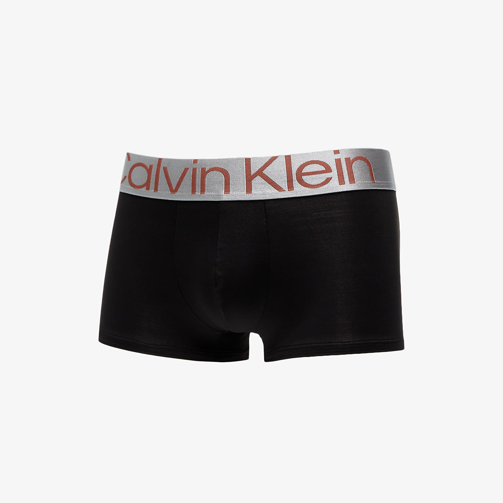 Boxeri Calvin Klein Reconsidered Steel Micro Low Rise Trunk 3-Pack Black/ Orange Odyssey/ Dusty Copper/ Rhone Logo