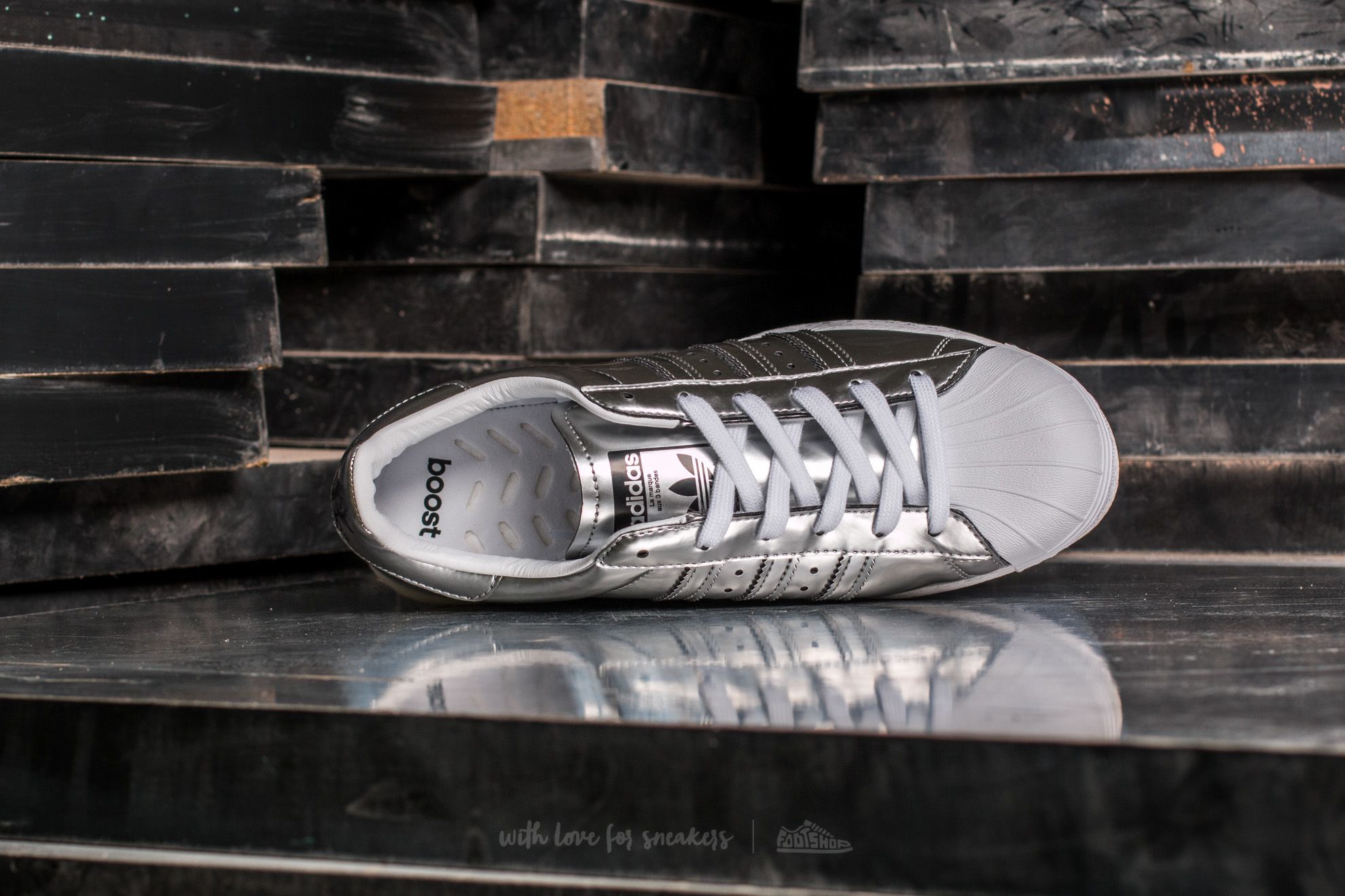 Adidas superstar 2 womens online silver