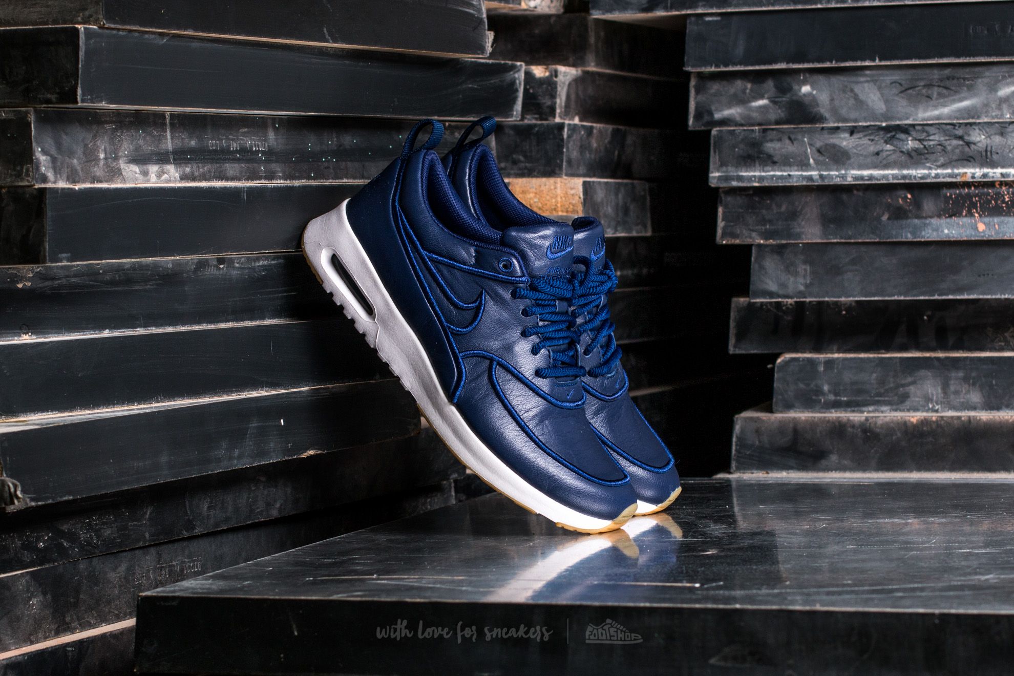 ナイキ AIRmax Thea Premium Nike Air Max Thea Blue Gray Footshop Nike Air Max