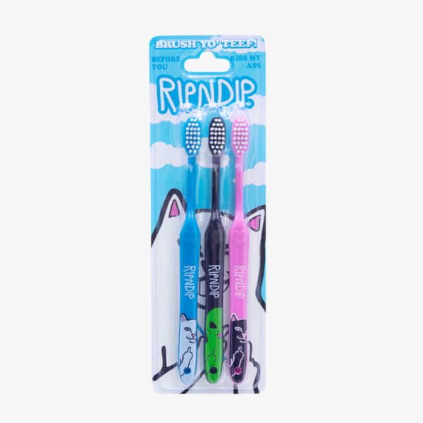 Alte accesorii RIPNDIP Characters Toothbrush 3-Pack Multicolor
