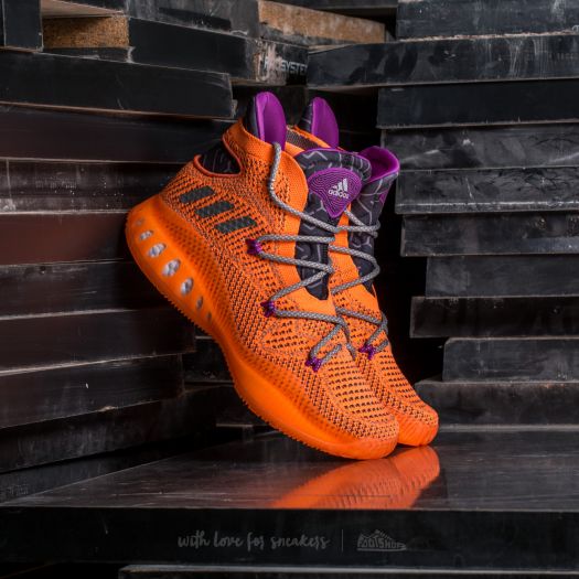 Men s shoes adidas Crazy Explosive Primeknit Glow Orange Silver Metallic Solid Grey Footshop