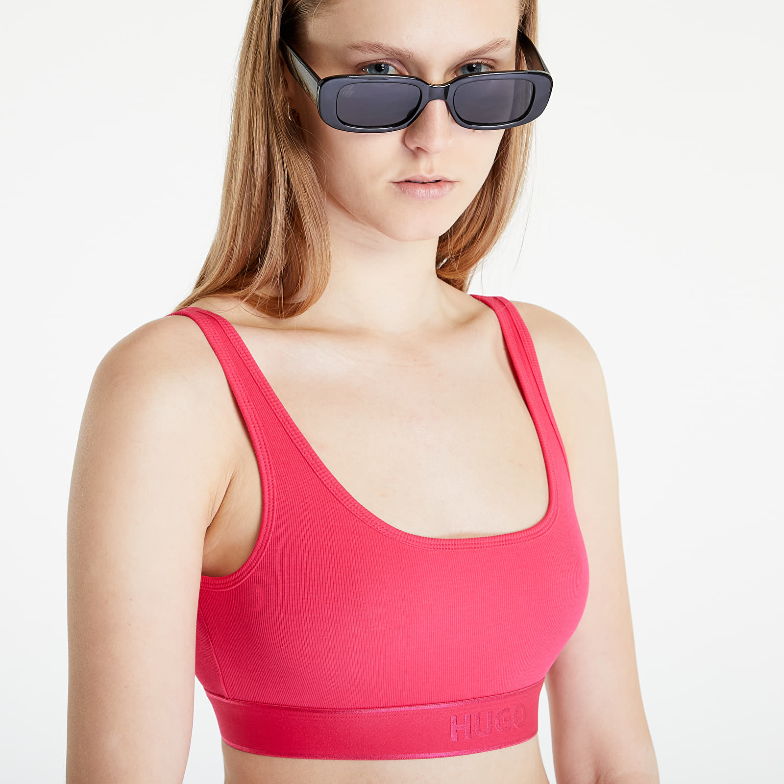 BHs Hugo Boss Bralette Rib Bright Pink