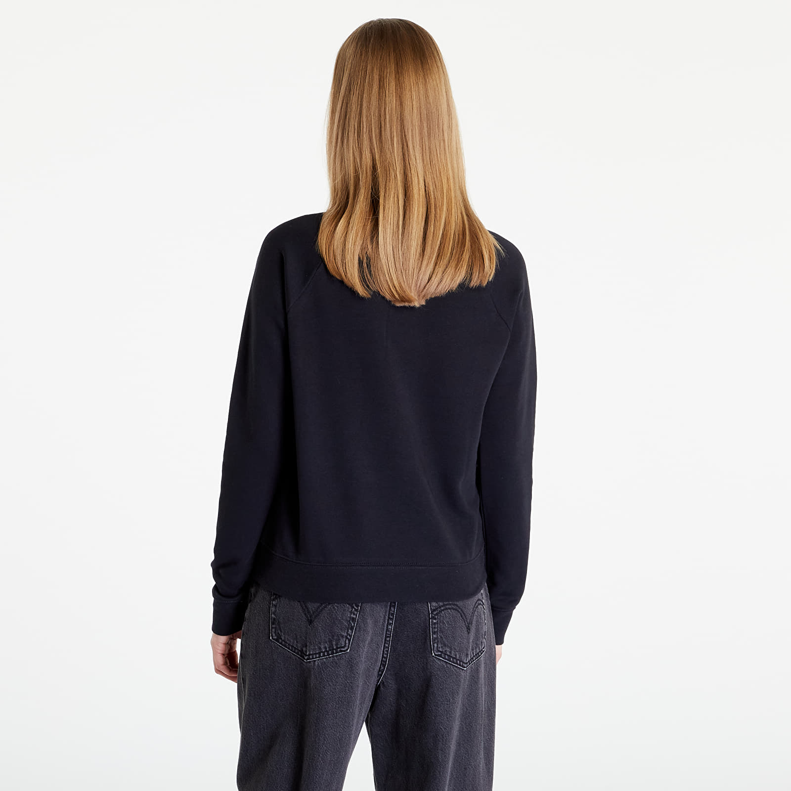 Felpe Nike Sportswear Essential Hybrid Crewneck Black/ White