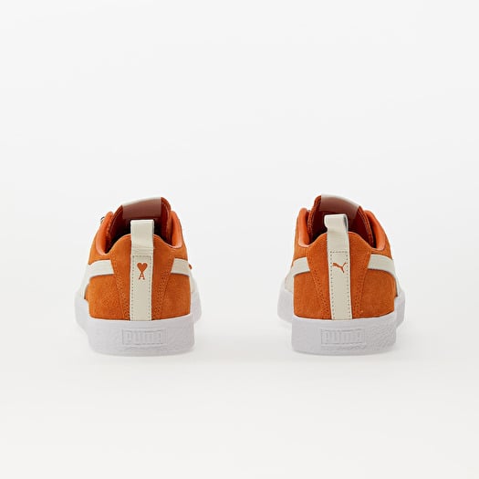 Puma orange deals suede shoes