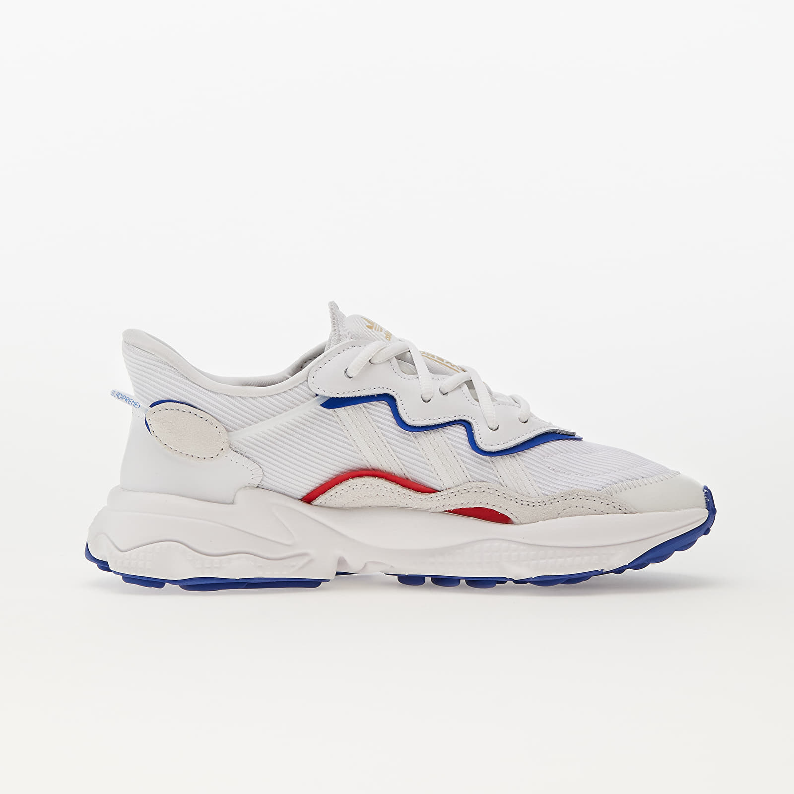 Adidas originals ozweego sneakers new arrivals in white and blue