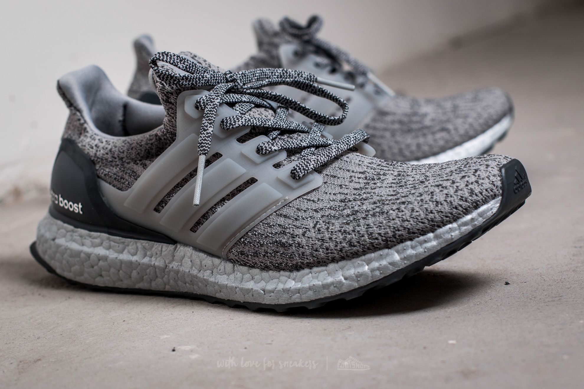 Men s shoes adidas Ultra Boost Solid Grey Silver Footshop