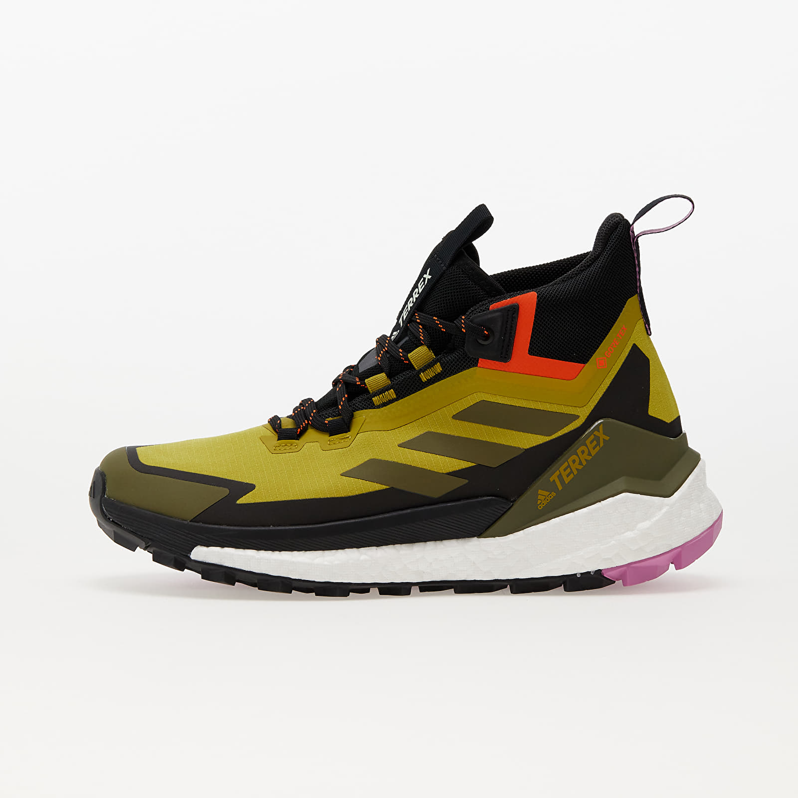 Vīriešu apavi adidas Terrex Free Hiker 2 GTX Pulse Olive/ Focus Olive/ Impact Orange