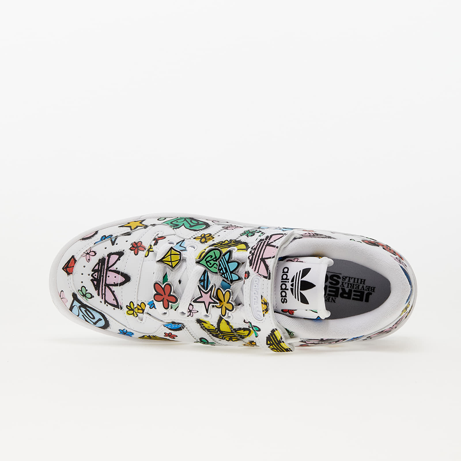 Herresko adidas x Jeremy Scott Forum 84 Lo Mono Ftw White/ Ftw White/ Core Black