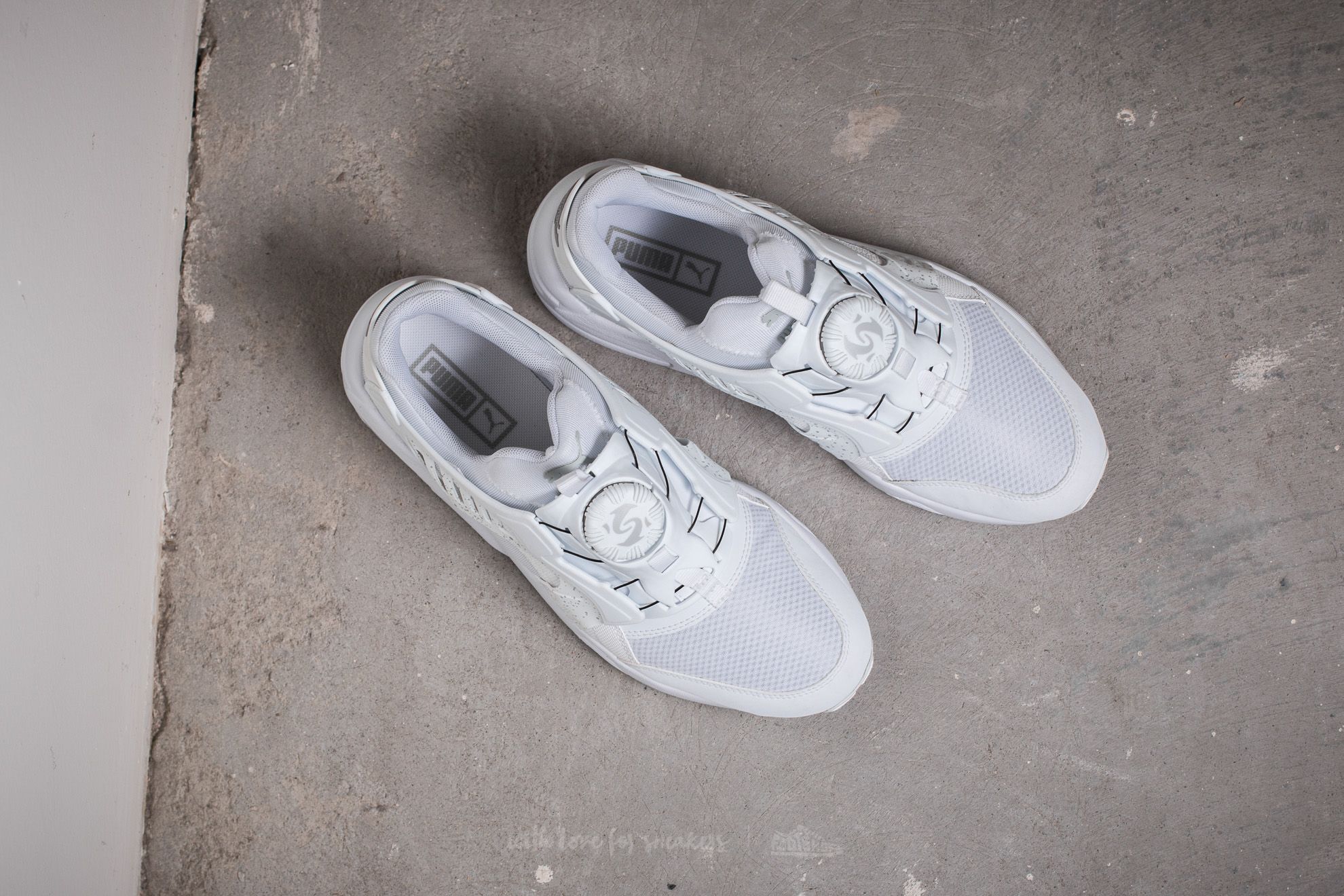 Férfi cipők Puma Disc Blaze White- White- White