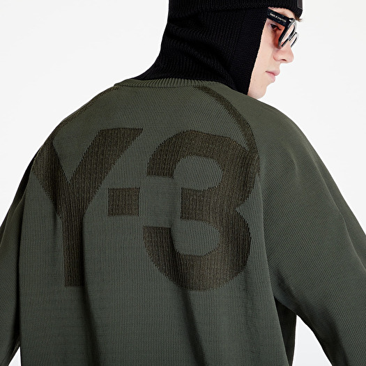 Svetr Y-3 M Classic Knit Crewneck Sweatshirt Night Cargo