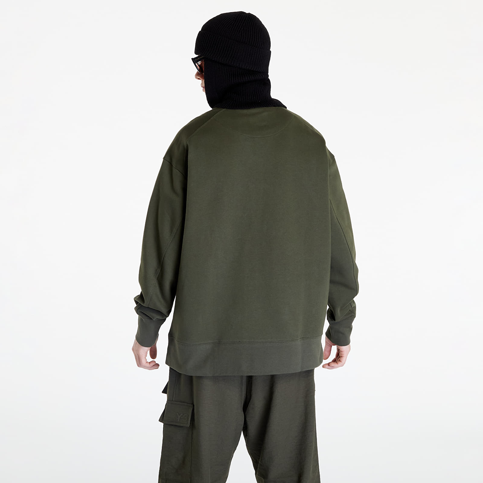Hættetrøjer og sweatshirts Y-3 M Classic Logo Chest Crewneck Sweatshirt Night Cargo