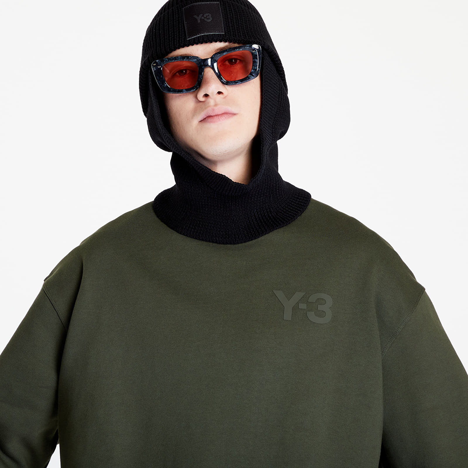 Hættetrøjer og sweatshirts Y-3 M Classic Logo Chest Crewneck Sweatshirt Night Cargo