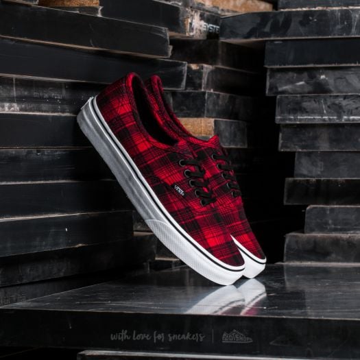 Vans flannel shoes store