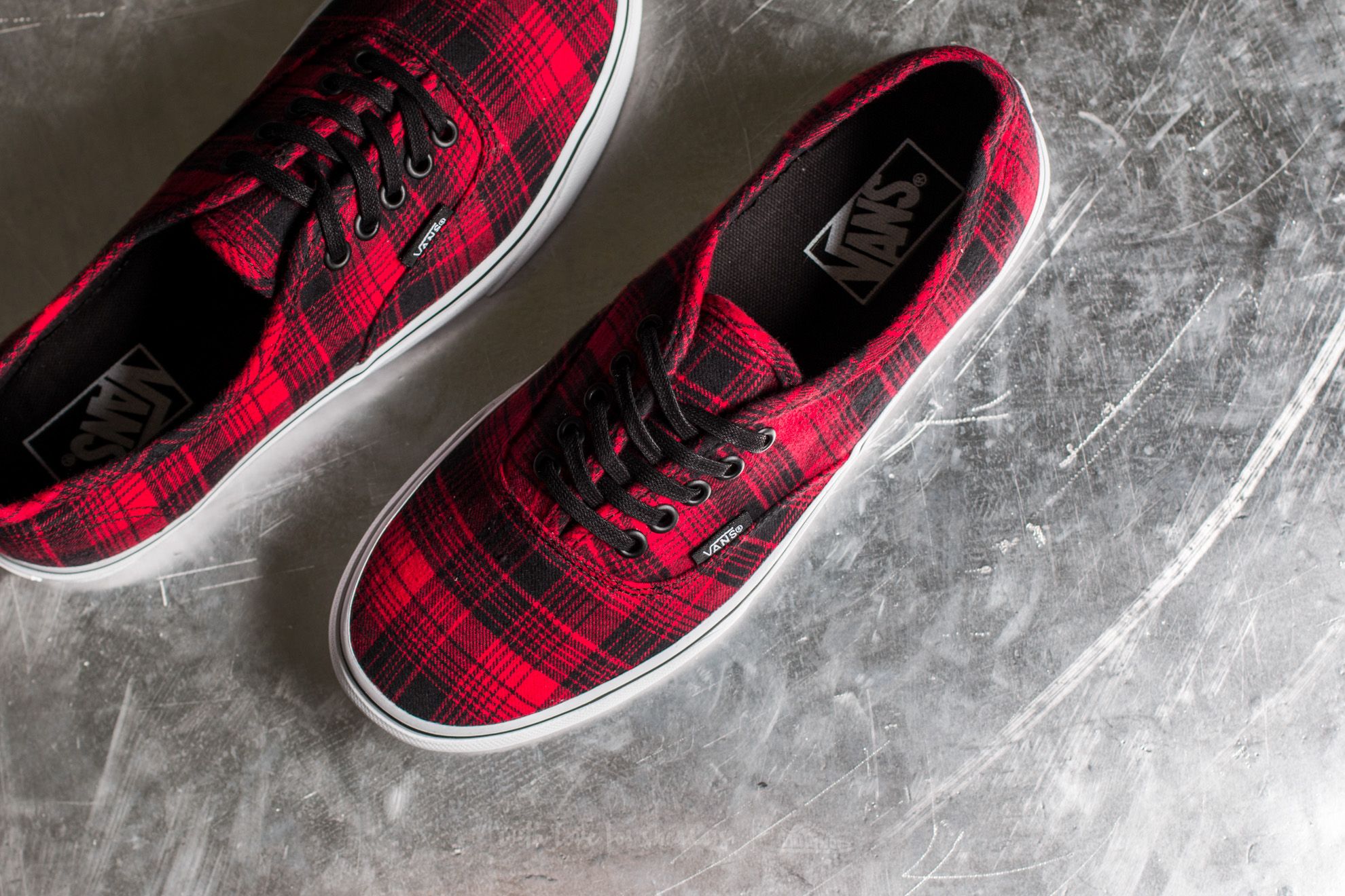 Vans flannel shoes hotsell
