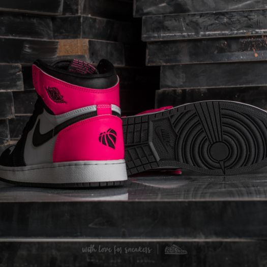 Pink black and grey jordans clearance