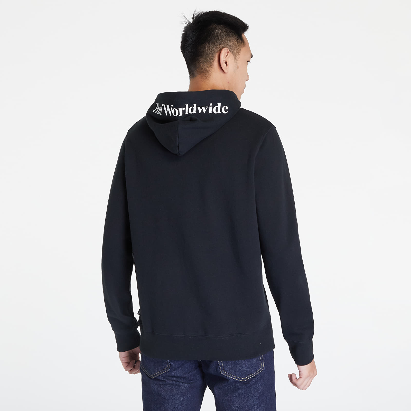 Sweatshirts HUF Essentials Box Logo P/O Hoodie Black