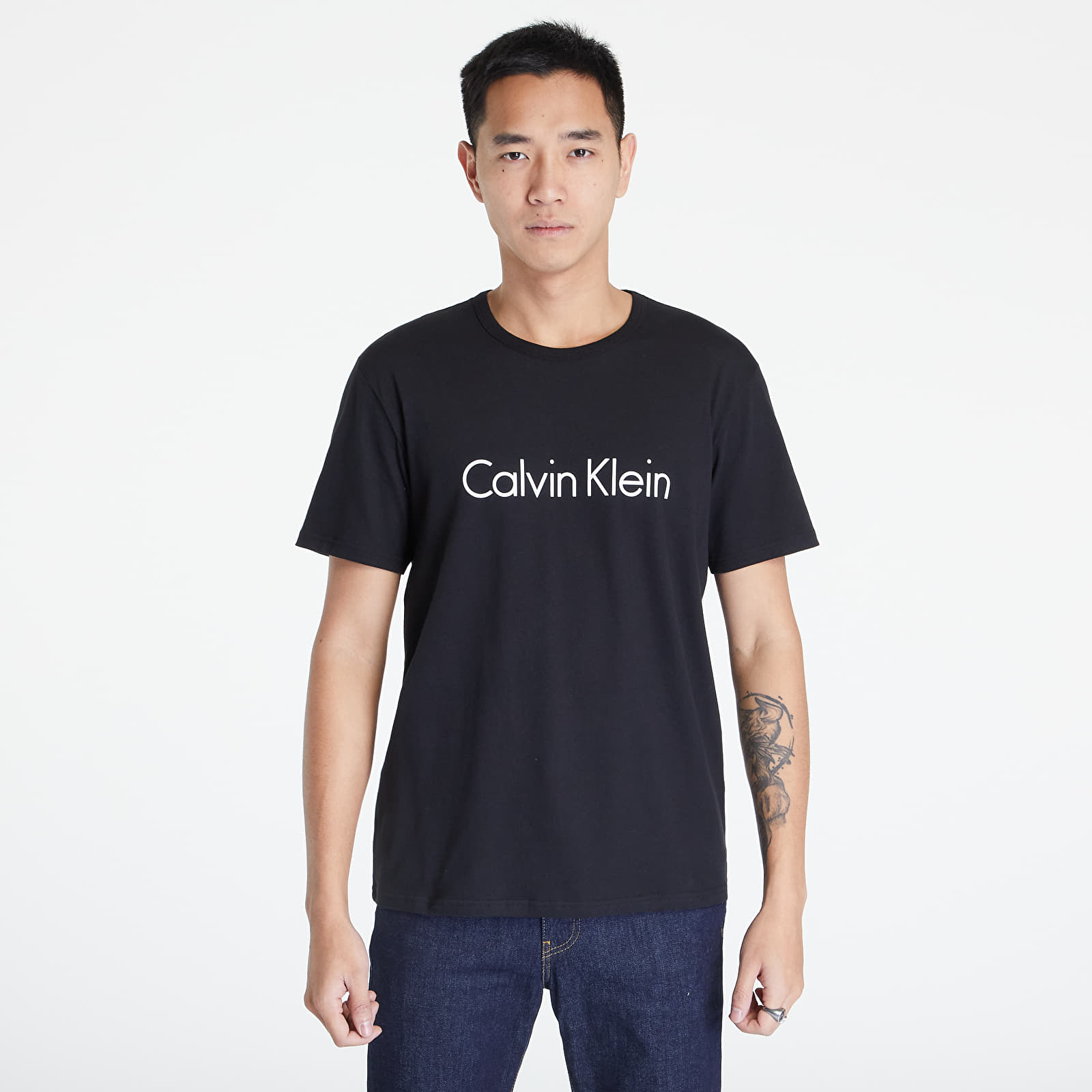 Trička Calvin Klein Shortsleeves Crewneck Tee Black