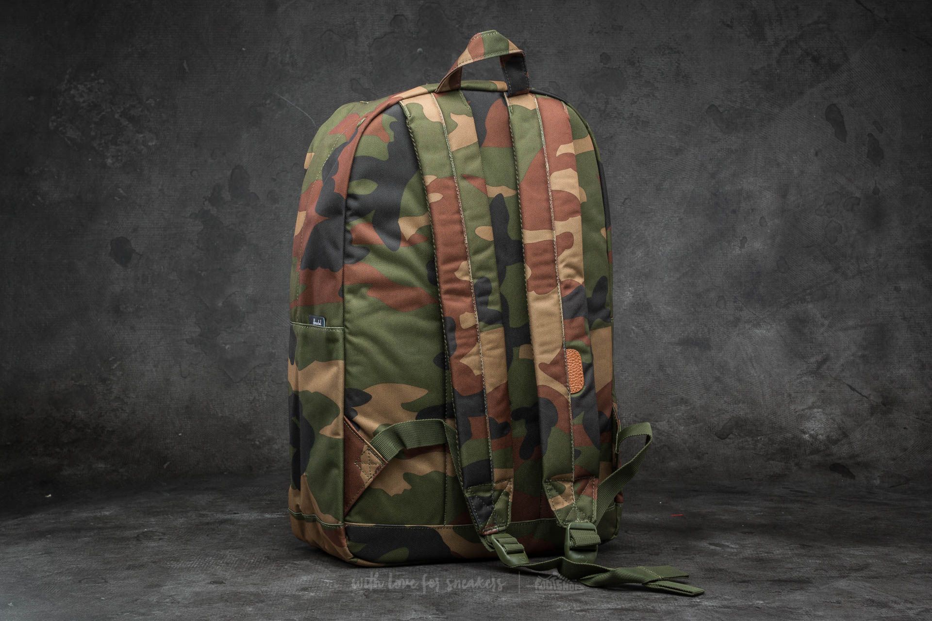 Backpacks Herschel Supply Co. Pop Quiz Backpack Woodland Camo/ Multi Zip