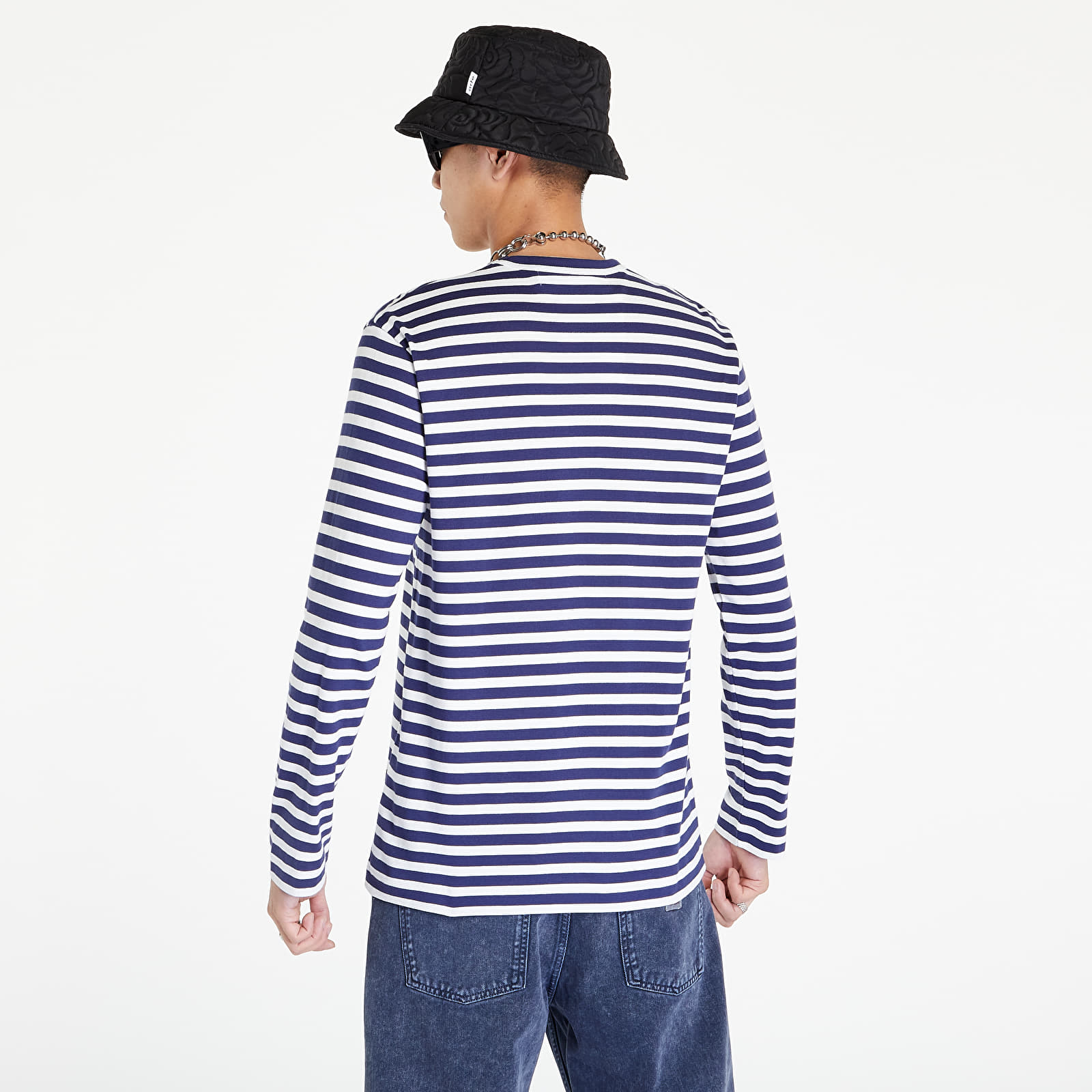   Μπλούζες Comme des Garçons PLAY Long Sleeve Tee Blue