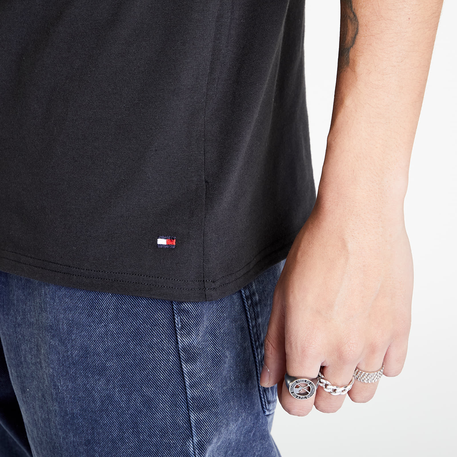 Camisetas Tommy Hilfiger Premium Essentials 3-Pack Tees Black