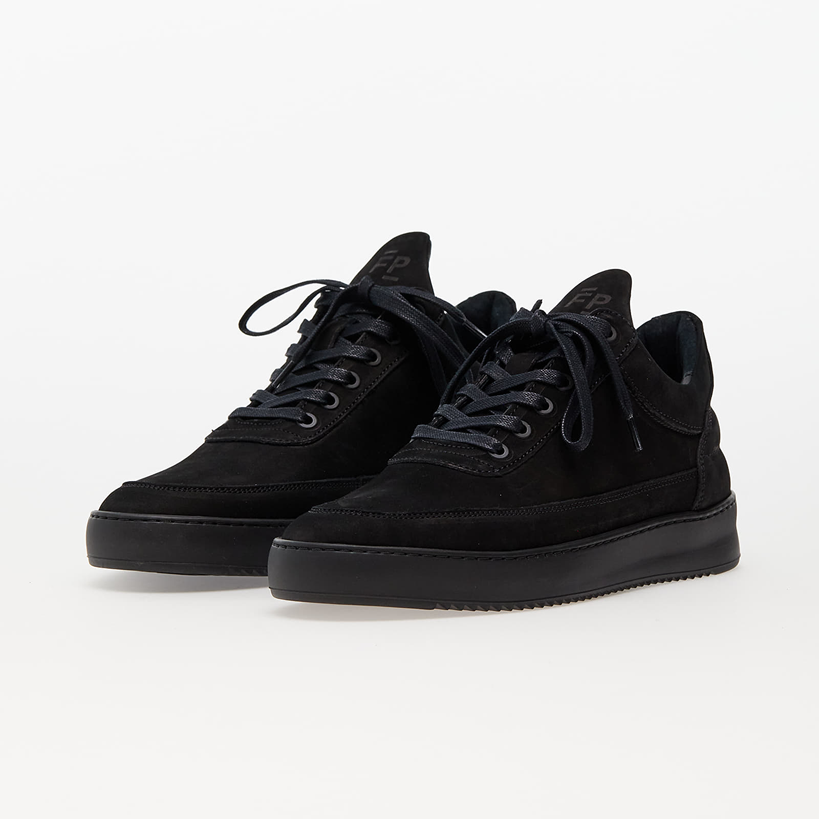 Herren Sneaker und Schuhe Filling Pieces Low Top Ripple Tonal Black