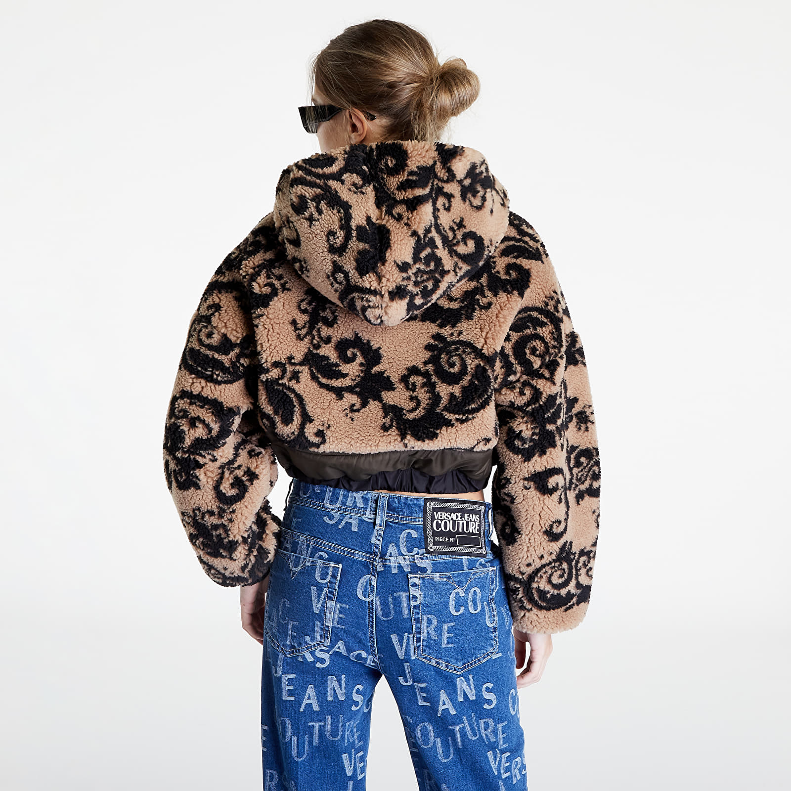 Versace Jeans Couture Teddy Jacquard Dis Tapestry Jacket Gray
