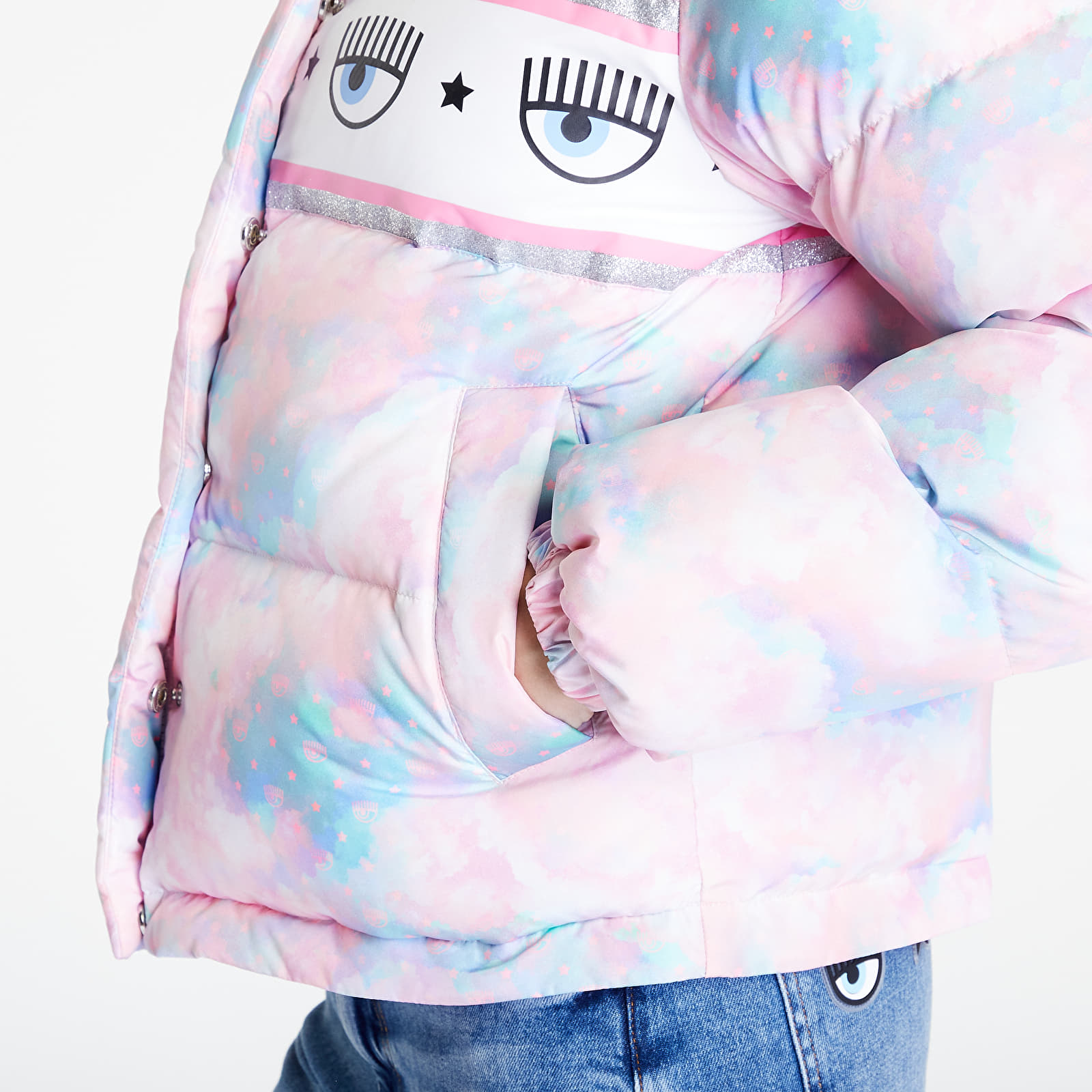 Bundy Chiara Ferragni Maxilogomania Jacket Clouds