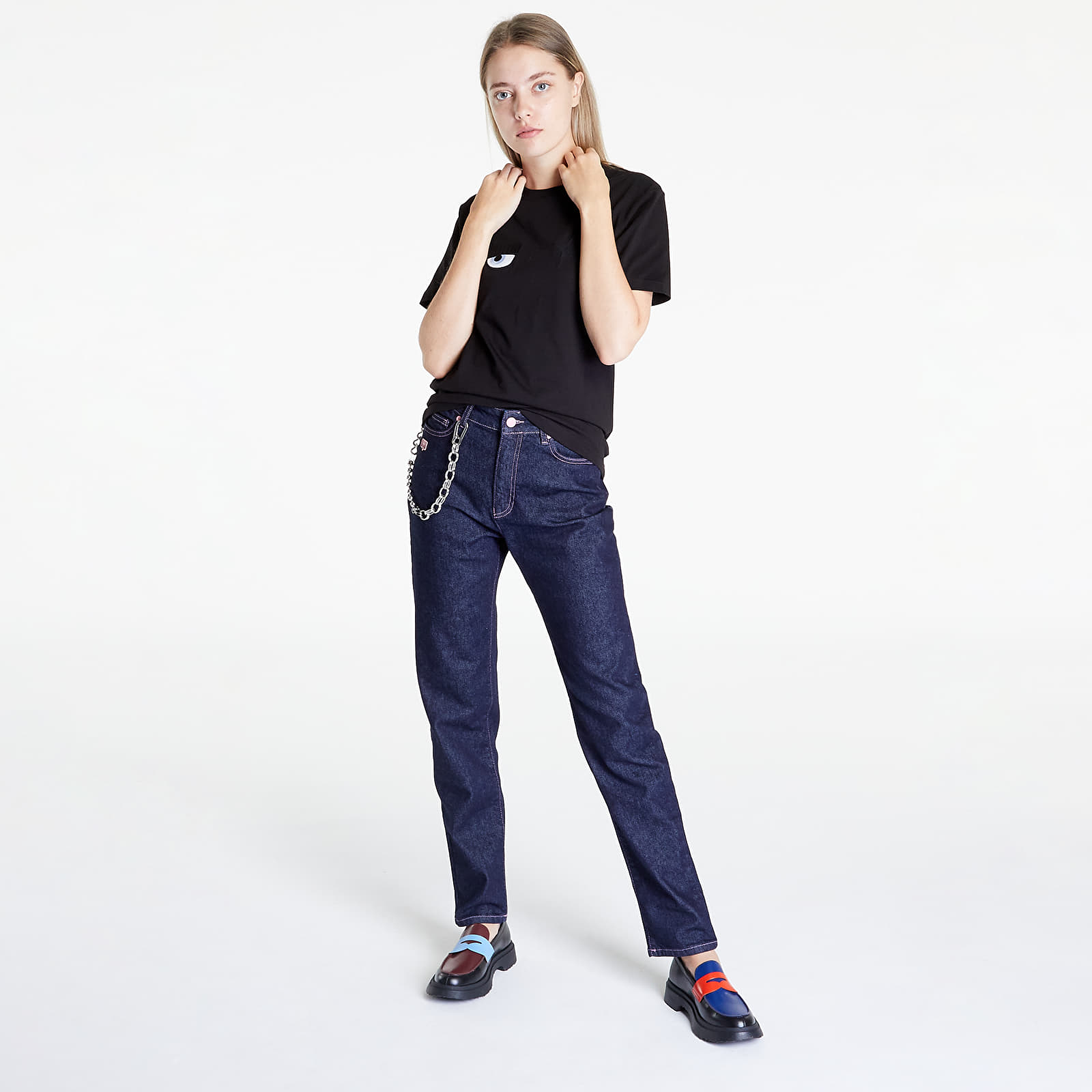 Tričká Chiara Ferragni Eye Star Embro T-Shirt Black