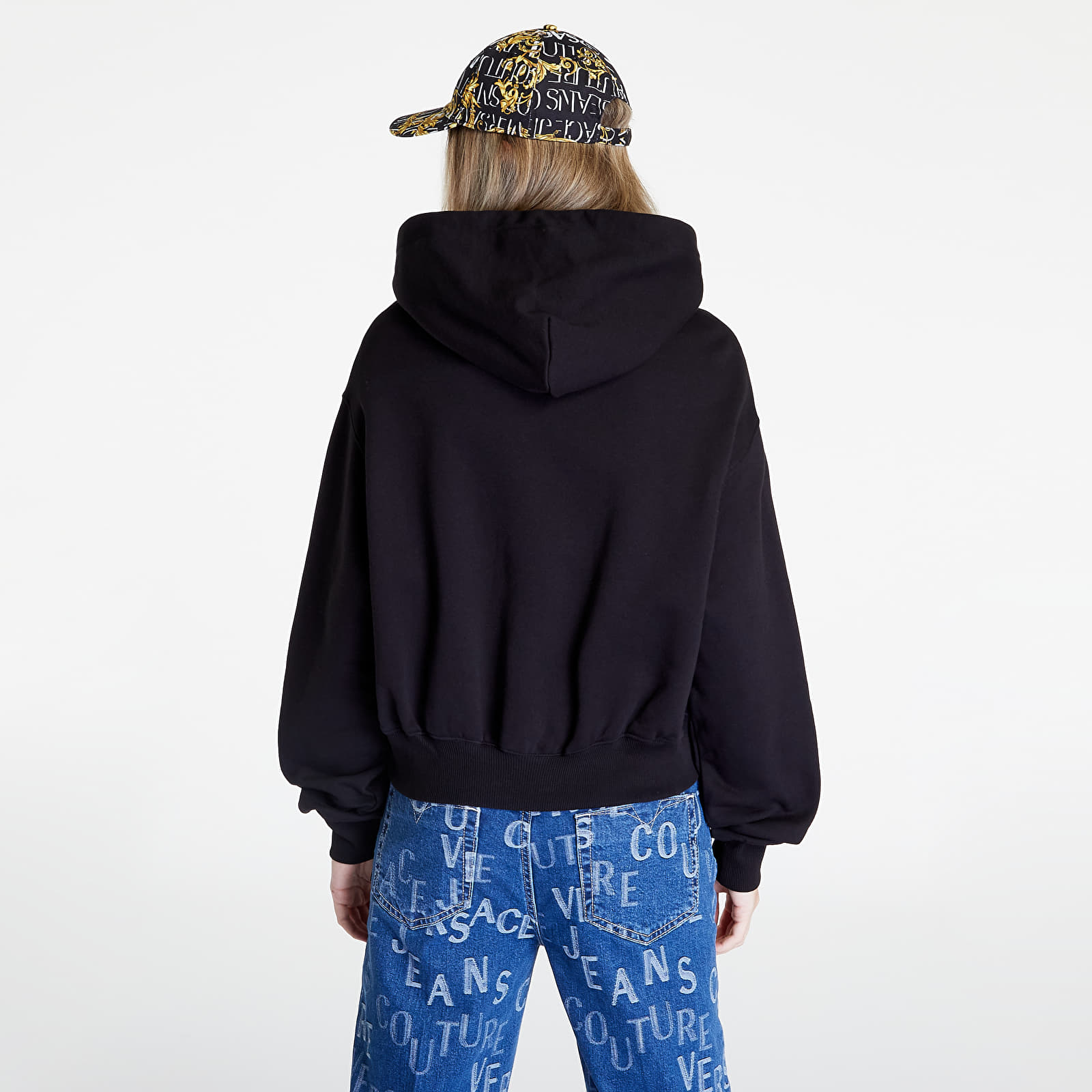Mikiny a svetre Versace Jeans Couture O Piece Nr Label Sweatshirt Black