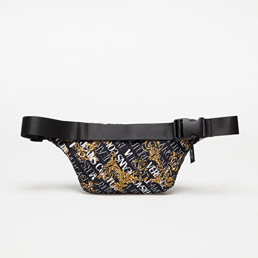 Rinoneras Versace Jeans Couture Range Logo Couture Print Bag Black Gold Footshop