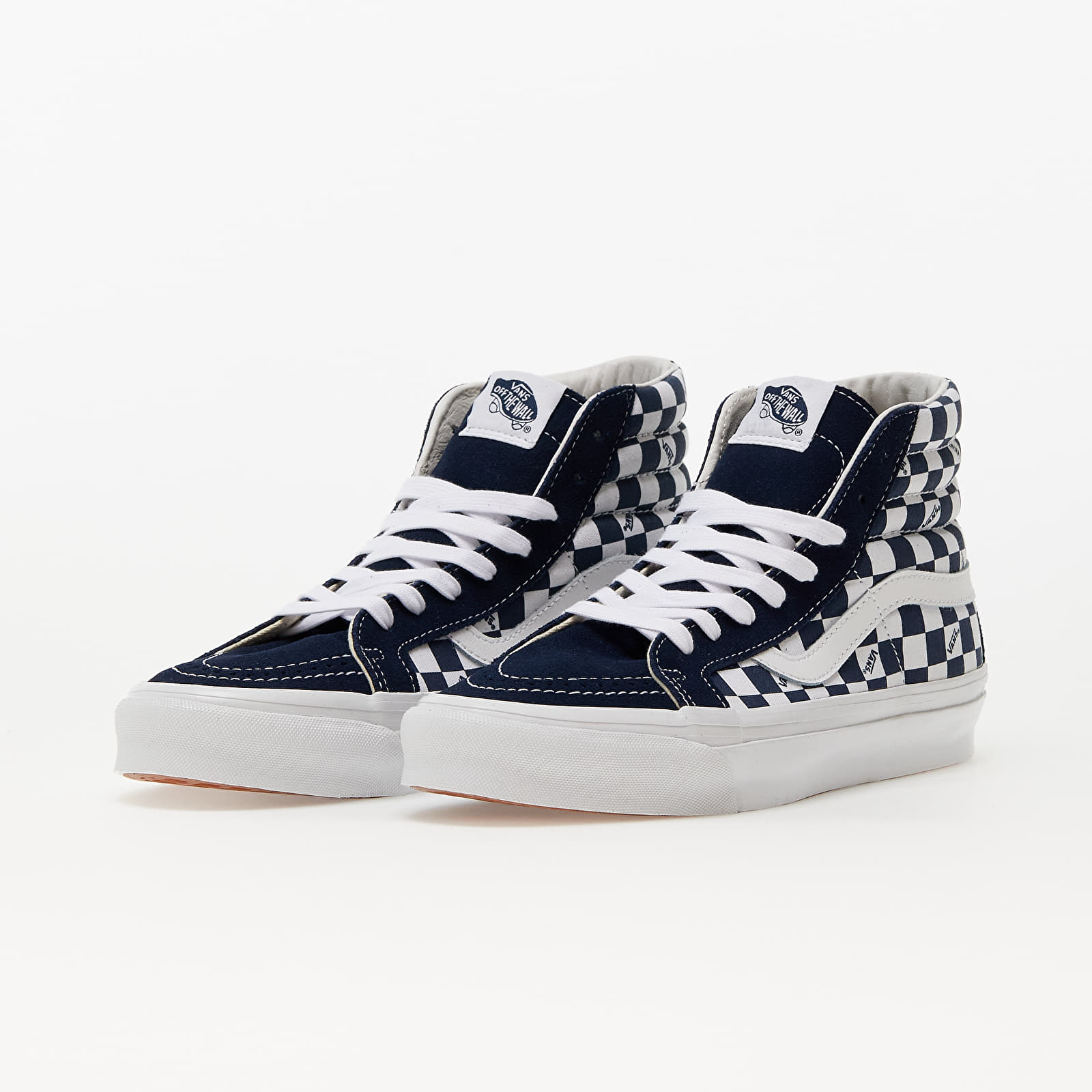 High checkerboard vans sale