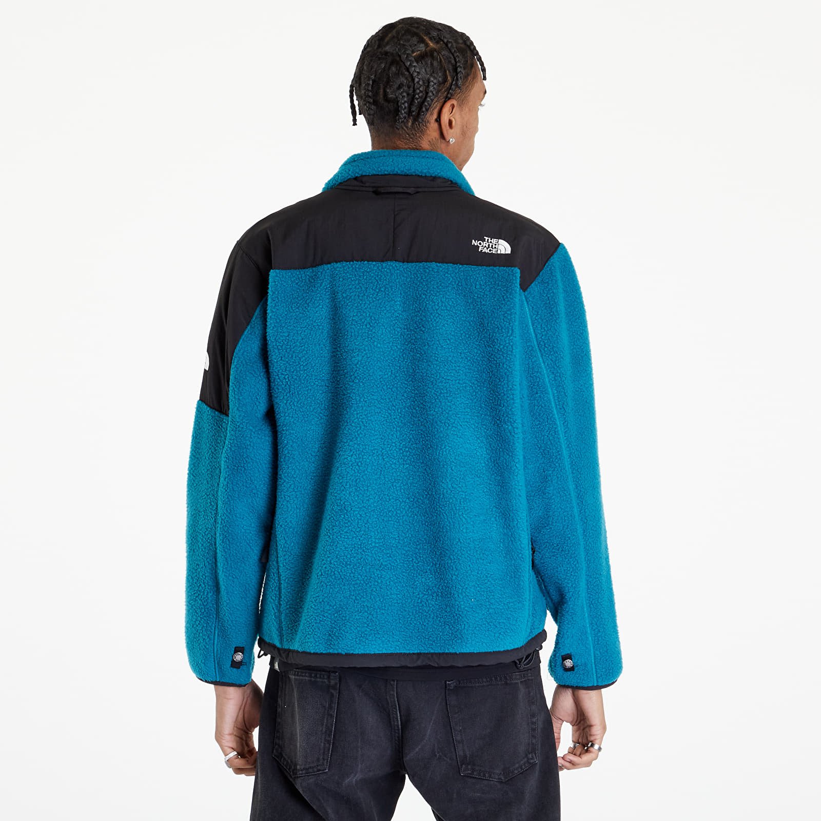 Casacos The North Face M 94 High Pile Denali Jacket Harbor Blue