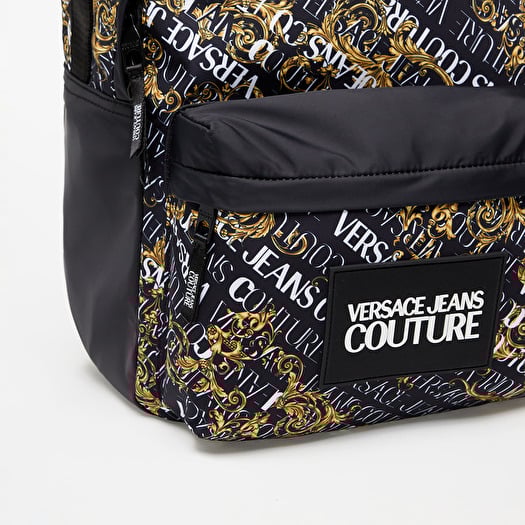 Backpacks Versace Jeans Couture Range Logo Couture Print Bag Black - Main Image