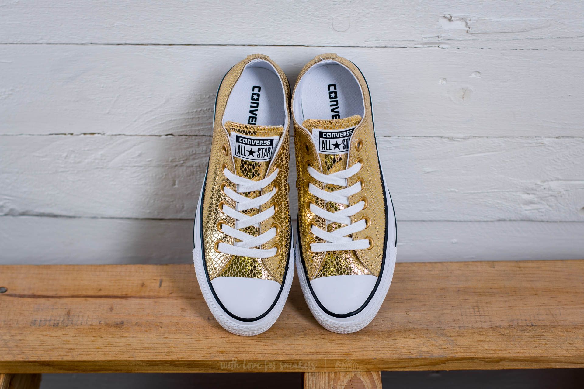 Damen Sneaker und Schuhe Converse Chuck Taylor AS OX Gold/ Black/ White