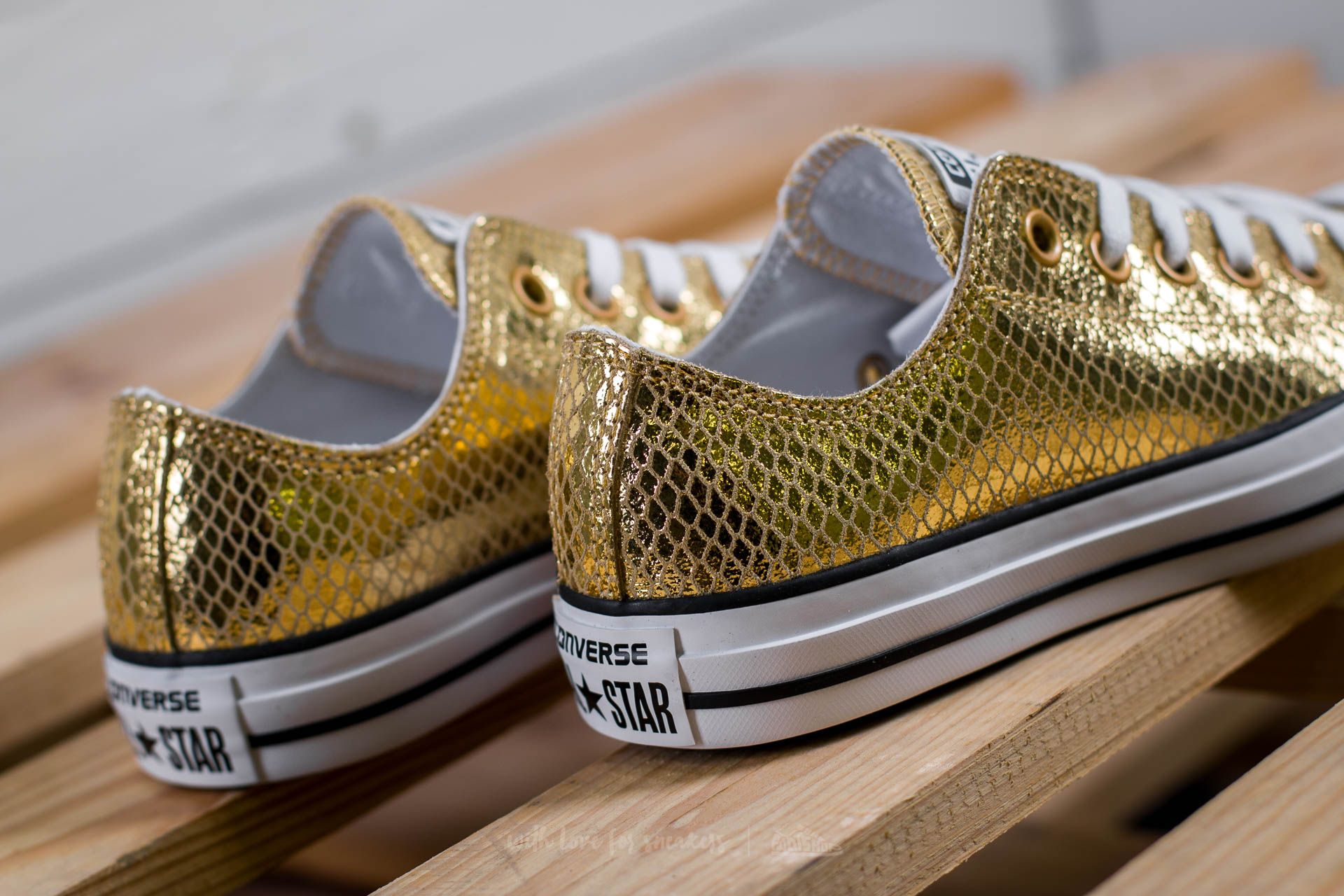 Damen Sneaker und Schuhe Converse Chuck Taylor AS OX Gold/ Black/ White