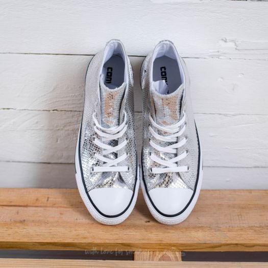 Ladies silver converse store
