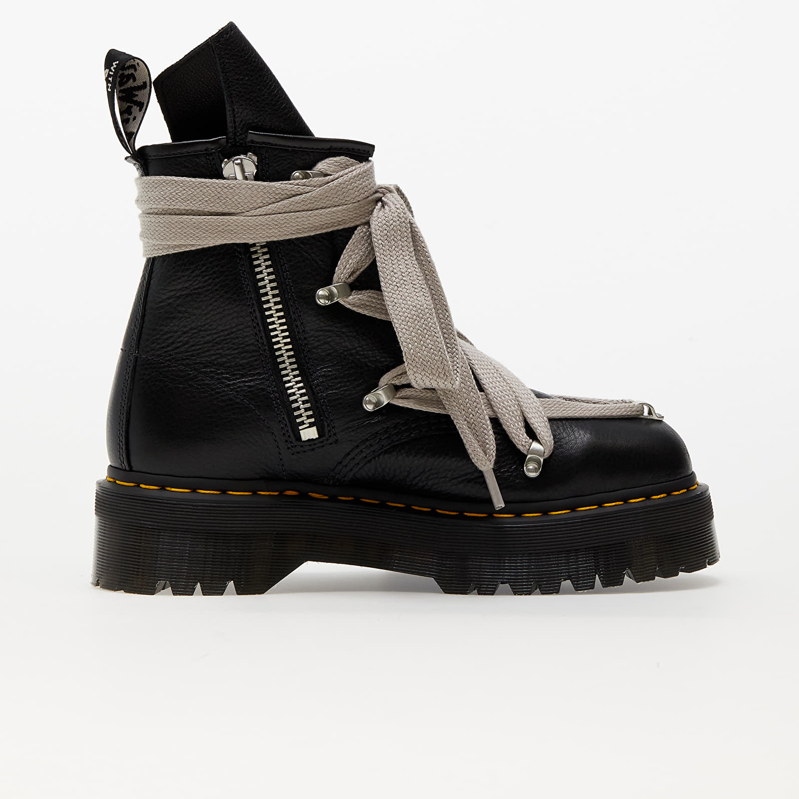 Мъжки кецове и обувки Dr. Martens x Rick Owens DRKSHDW Quad Sole Pentagram Jumbo Lace Boot Black
